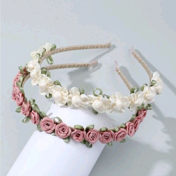 Two Flower Headbands - Picture 2 of 3
